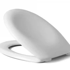 GC WC-Sitz clivia für Stand-WCs, Edelstahl-Scharnier, weiss
