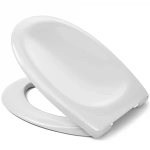 GC WC-Sitz clivia stehend abnehmbar, Edelstahl-Scharnier mit Absenkautomatik, weiss