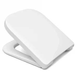 GC VIGOUR WC-Sitz derby Edelstahlscharnier abnehmbar mit Absenkautomatik weiss